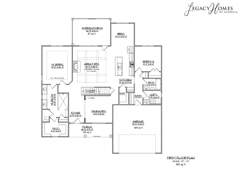 Taylor Floor Plan Legacy Homes of